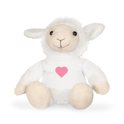 Plushie with love heart t-shirt