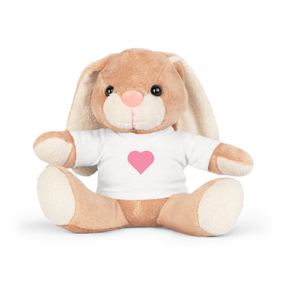 Plushie with love heart t-shirt