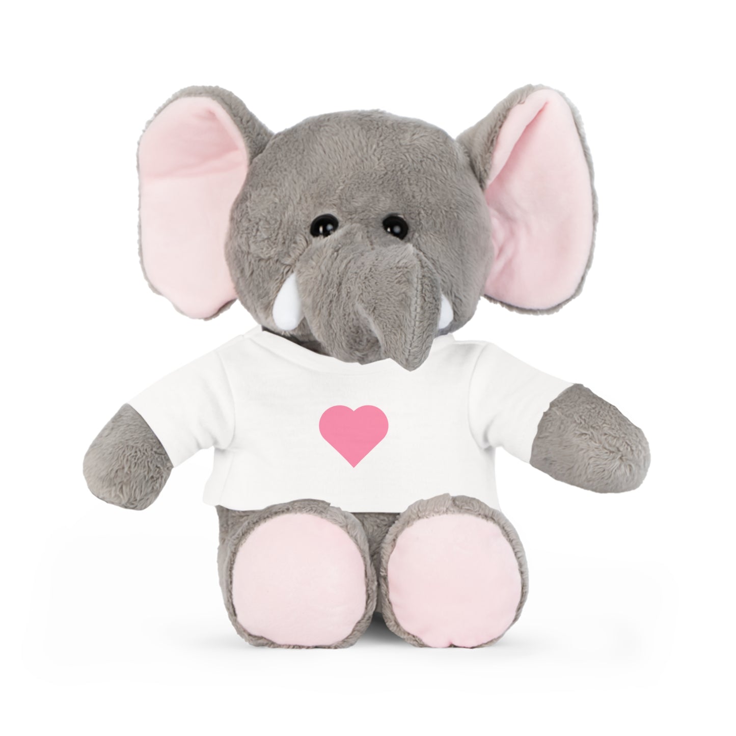 Plushie with love heart t-shirt