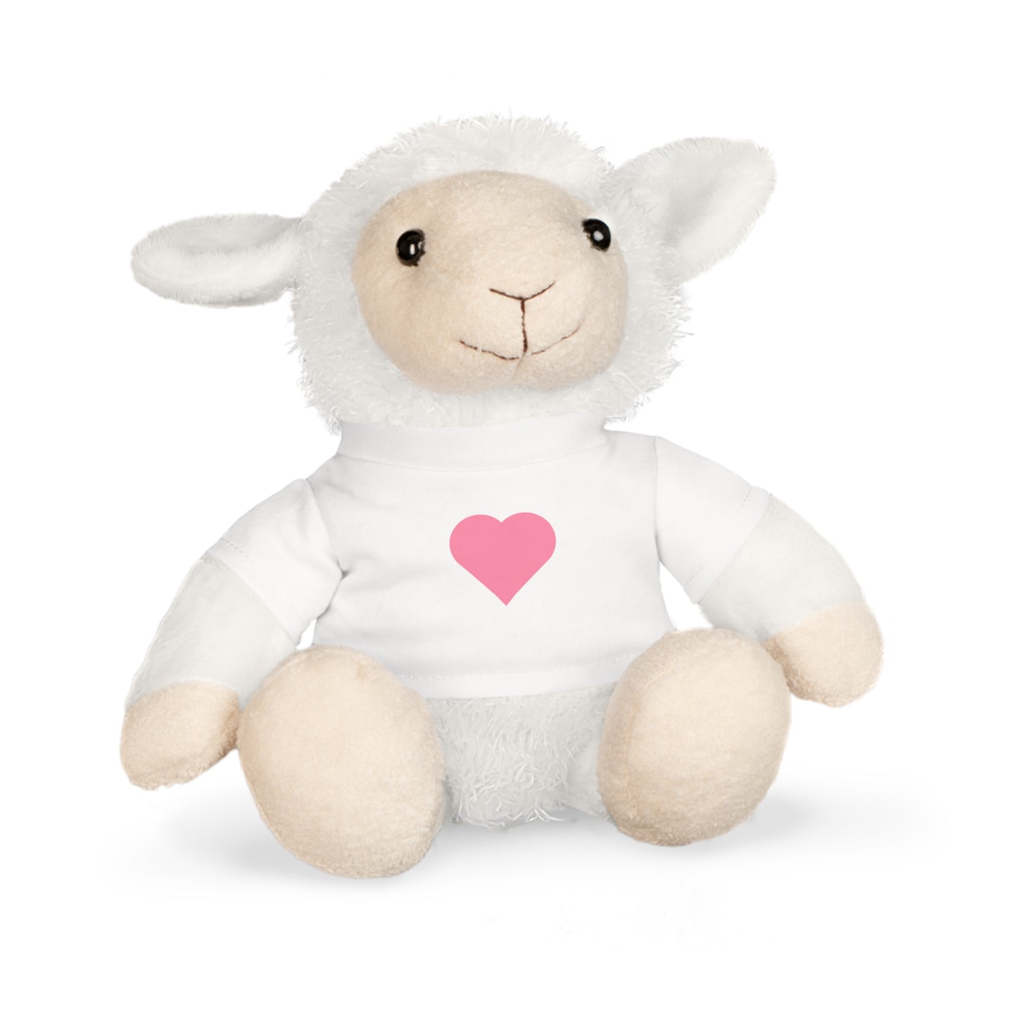 Plushie with love heart t-shirt